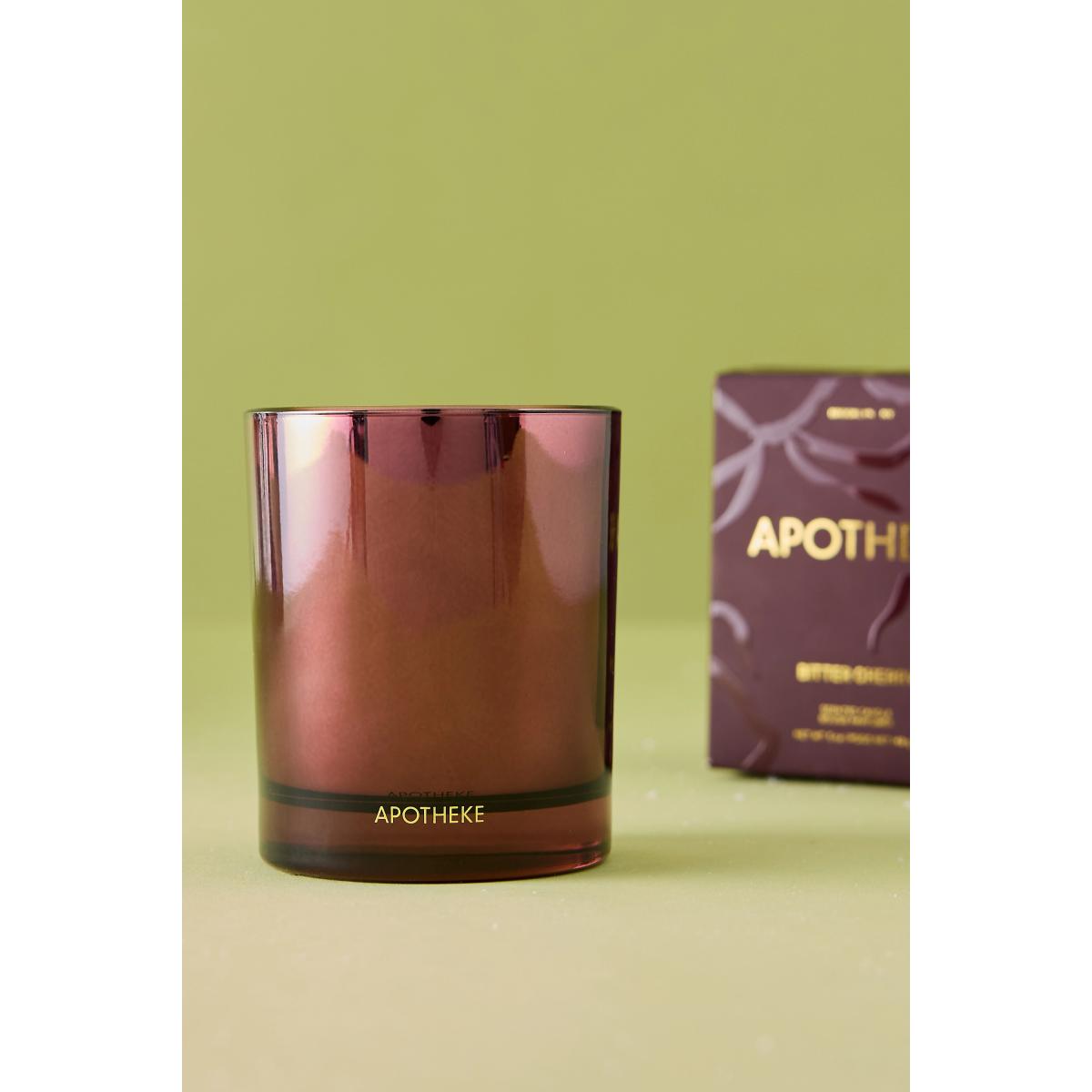 Apotheke Bitter Cherry Glass Candle – image 2
