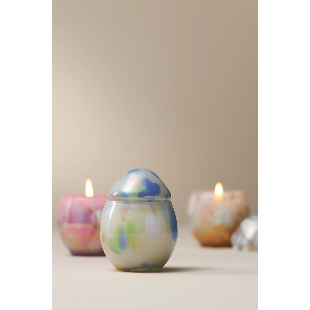 Cheena Egg Fresh Fig Tree Glass Candle – image 2