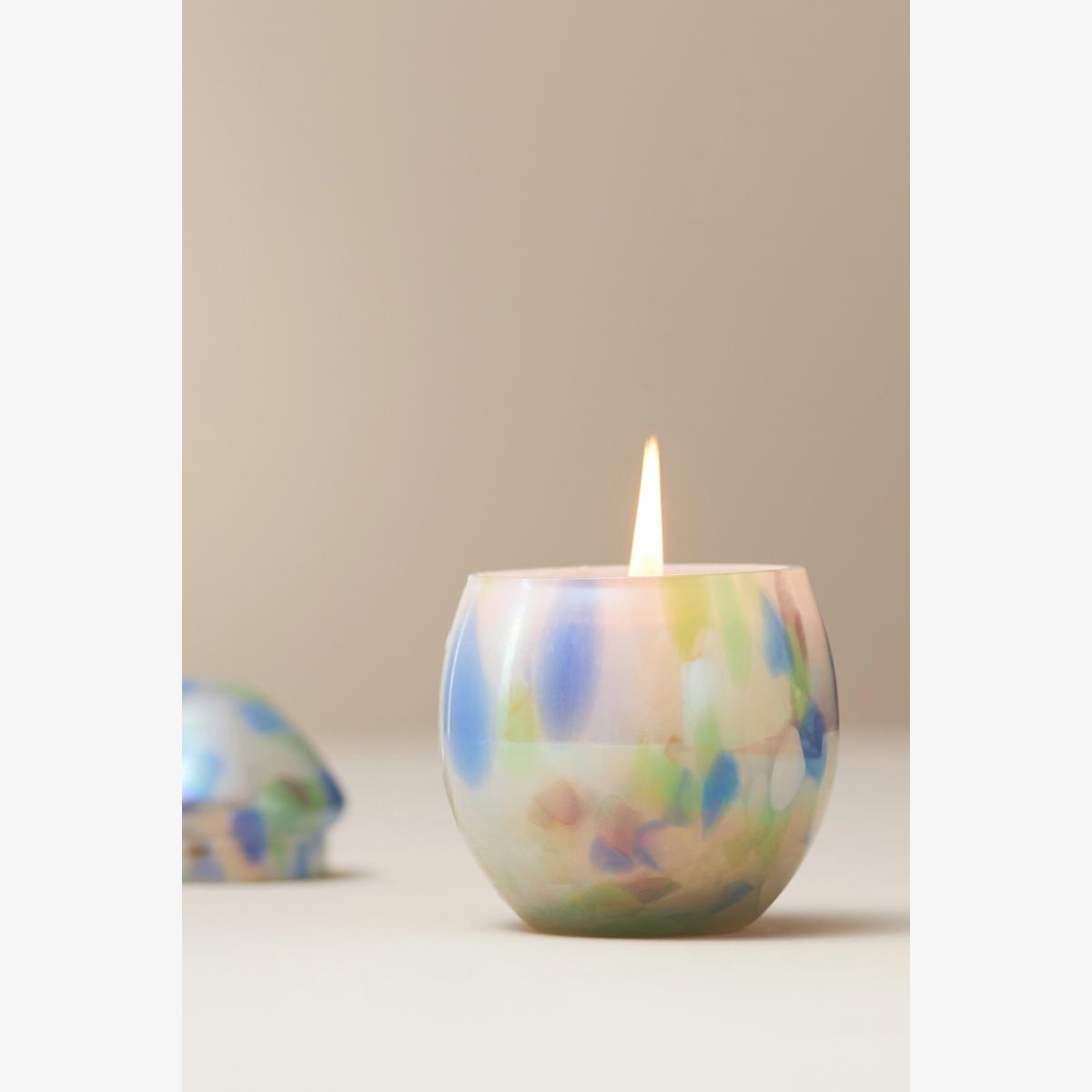 Cheena Egg Fresh Fig Tree Glass Candle – image 1