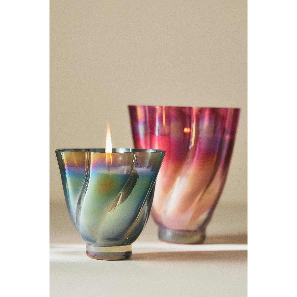 Tulip Floral Night Gardenia Glass Candle – image 2