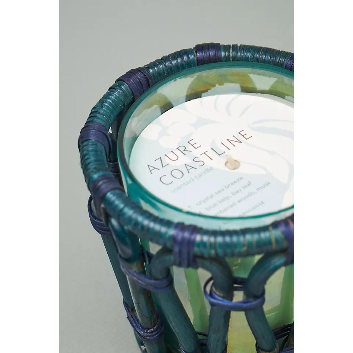 Cabano Fresh Azure Coastline Rattan Candle – image 2