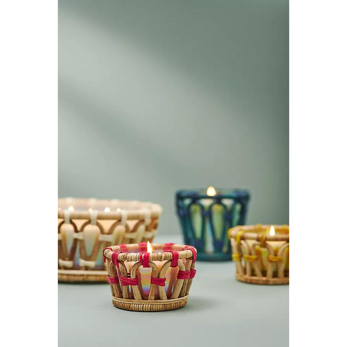 Cabano Fresh Azure Coastline Rattan Candle – image 3