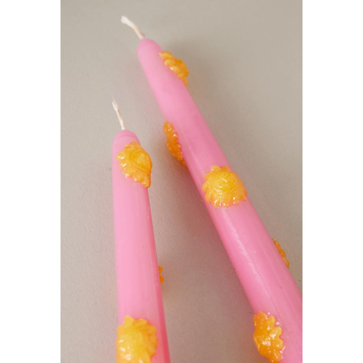 Anna + Nina 3D Sun Taper Candles, Set of 2 – image 2