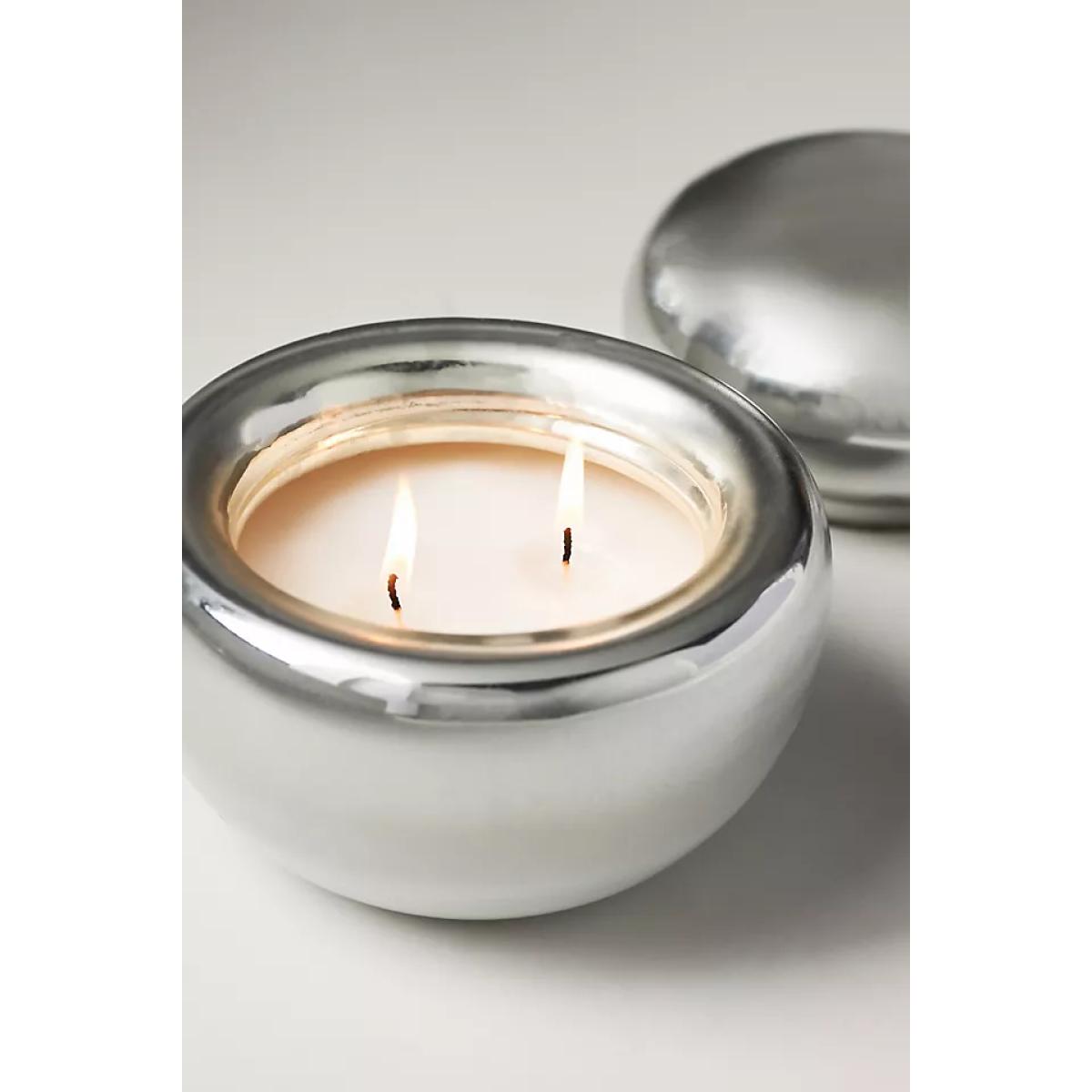 Tilly Woody Golden Amber & Pine Glass Candle – image 3