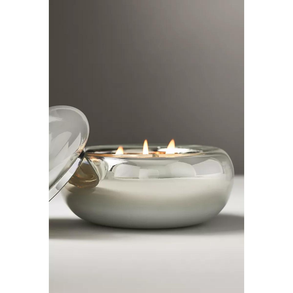 Tilly Woody Golden Amber & Pine Glass Candle – image 4