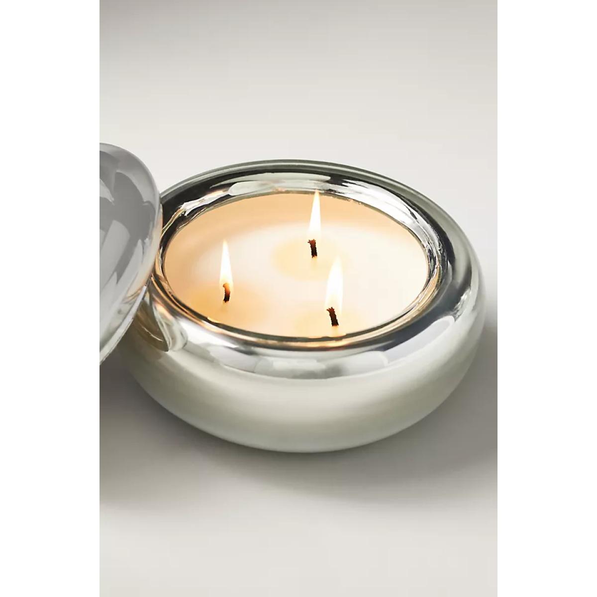 Tilly Woody Golden Amber & Pine Glass Candle – image 5