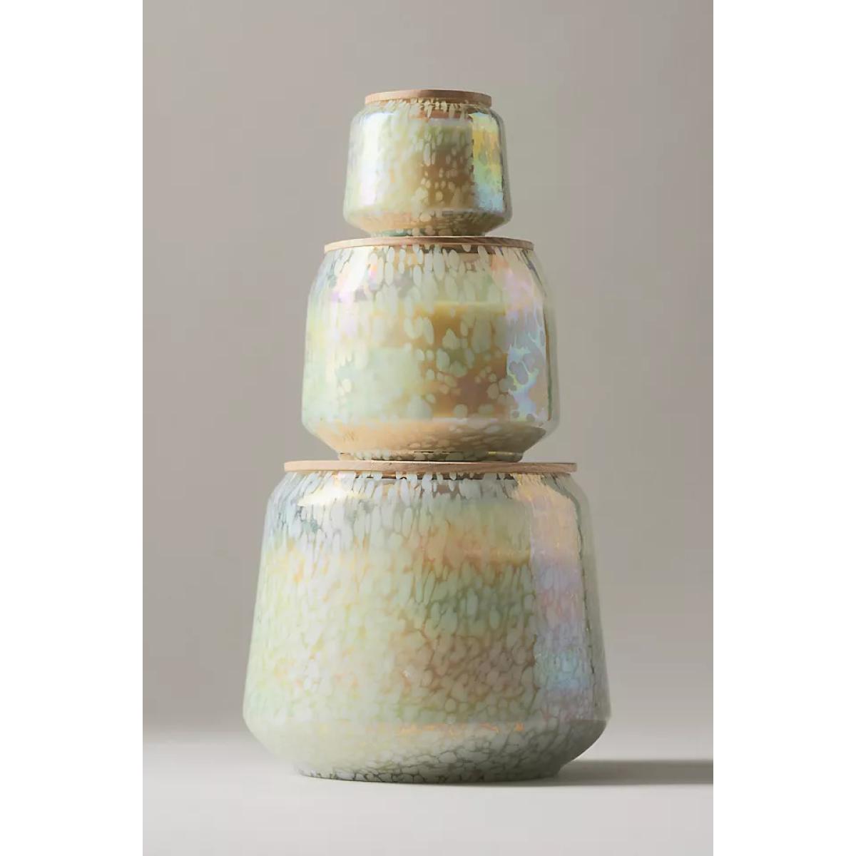 By Anthropologie Floral Night Gardenia Glass Jar Candle – image 2