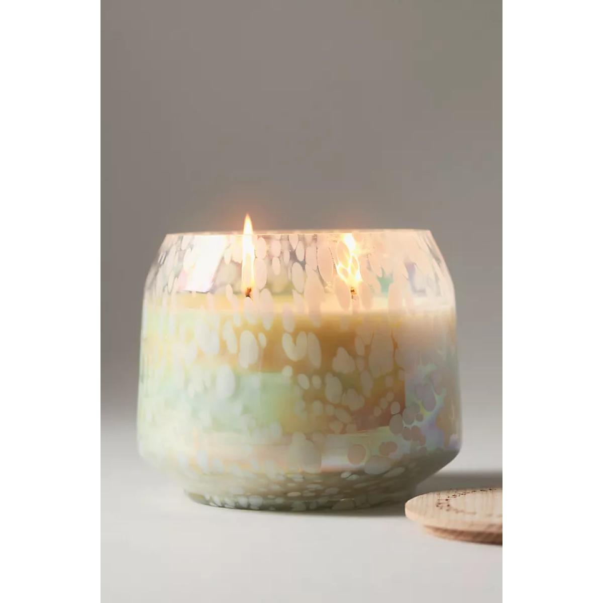 By Anthropologie Floral Night Gardenia Glass Jar Candle – image 3