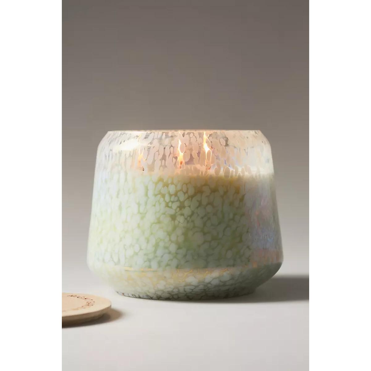 By Anthropologie Floral Night Gardenia Glass Jar Candle – image 4
