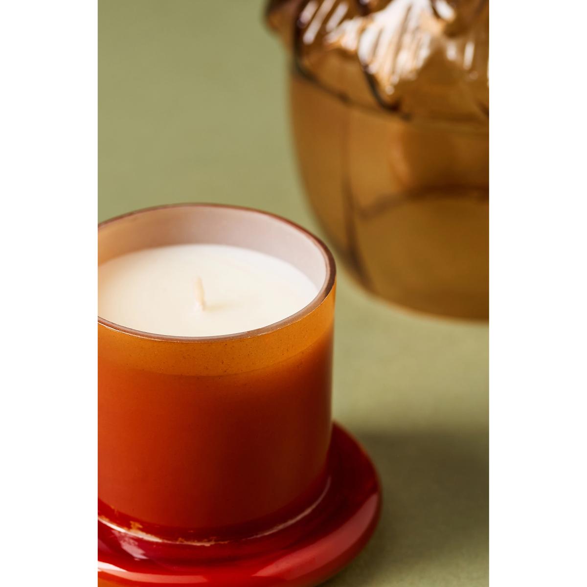 Acorn Spice Vanilla Clove Glass Cloche Candle – image 3