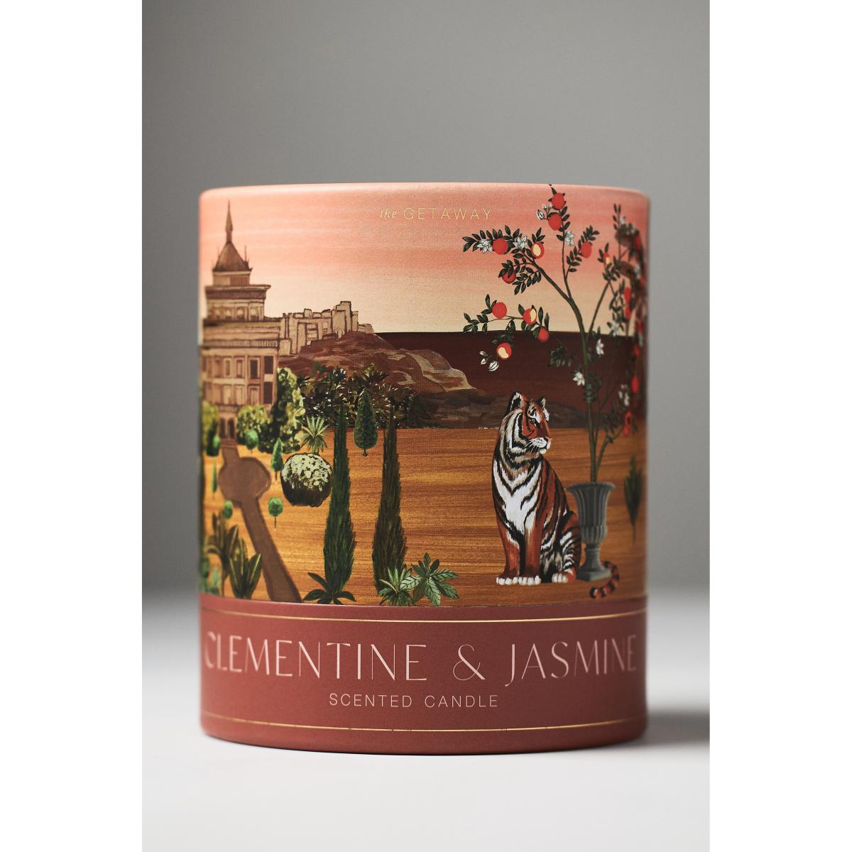 the GETAWAY Fruity Clementine & Jasmine Boxed Candle – image 3