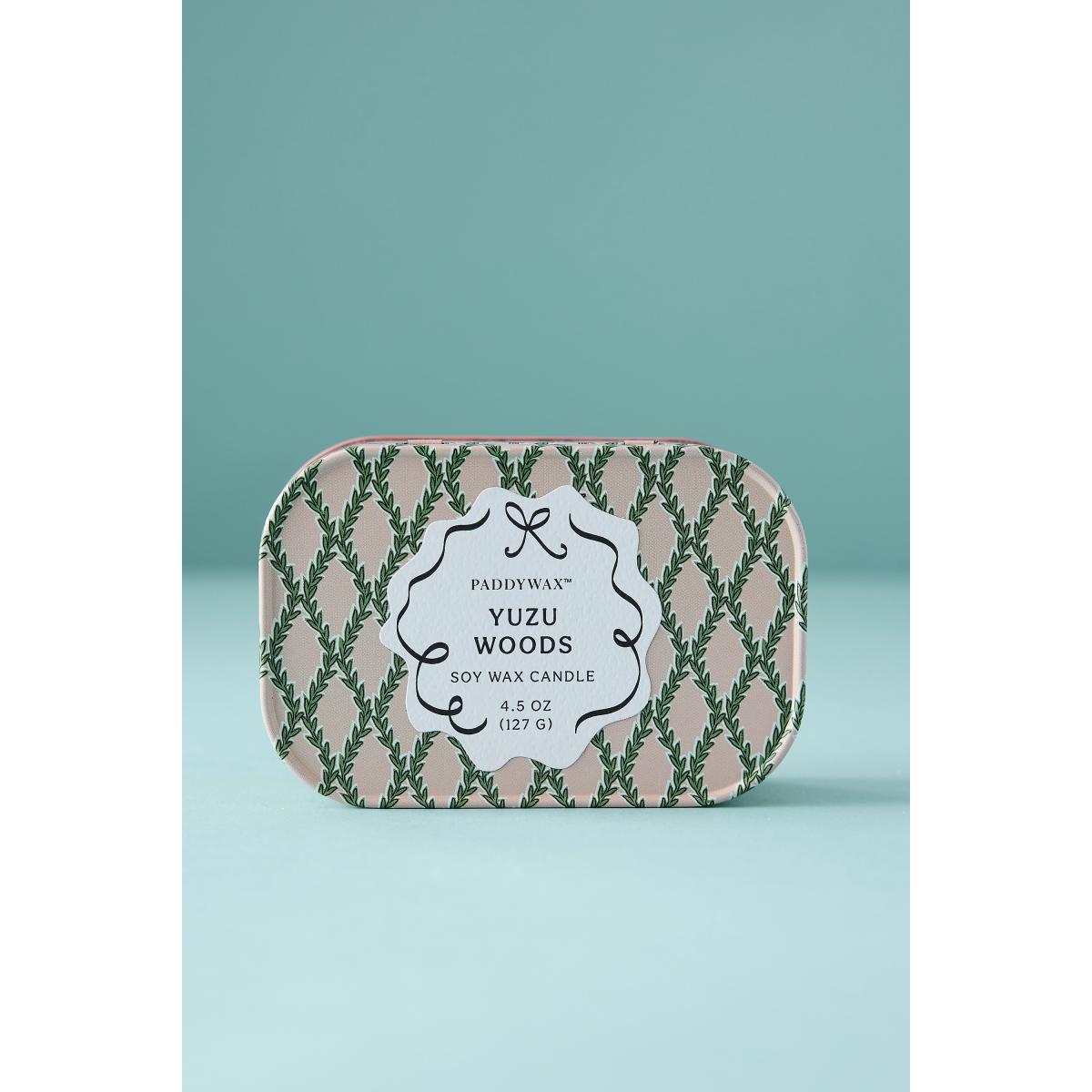 Paddywax Cherie Yuzu Woods Tin Candle – image 2