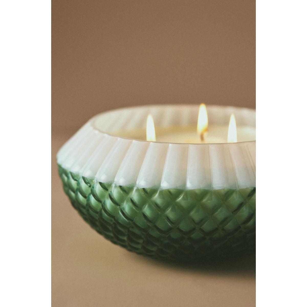 Bibi Glass Cedar Leaf & Oak Candle – image 3