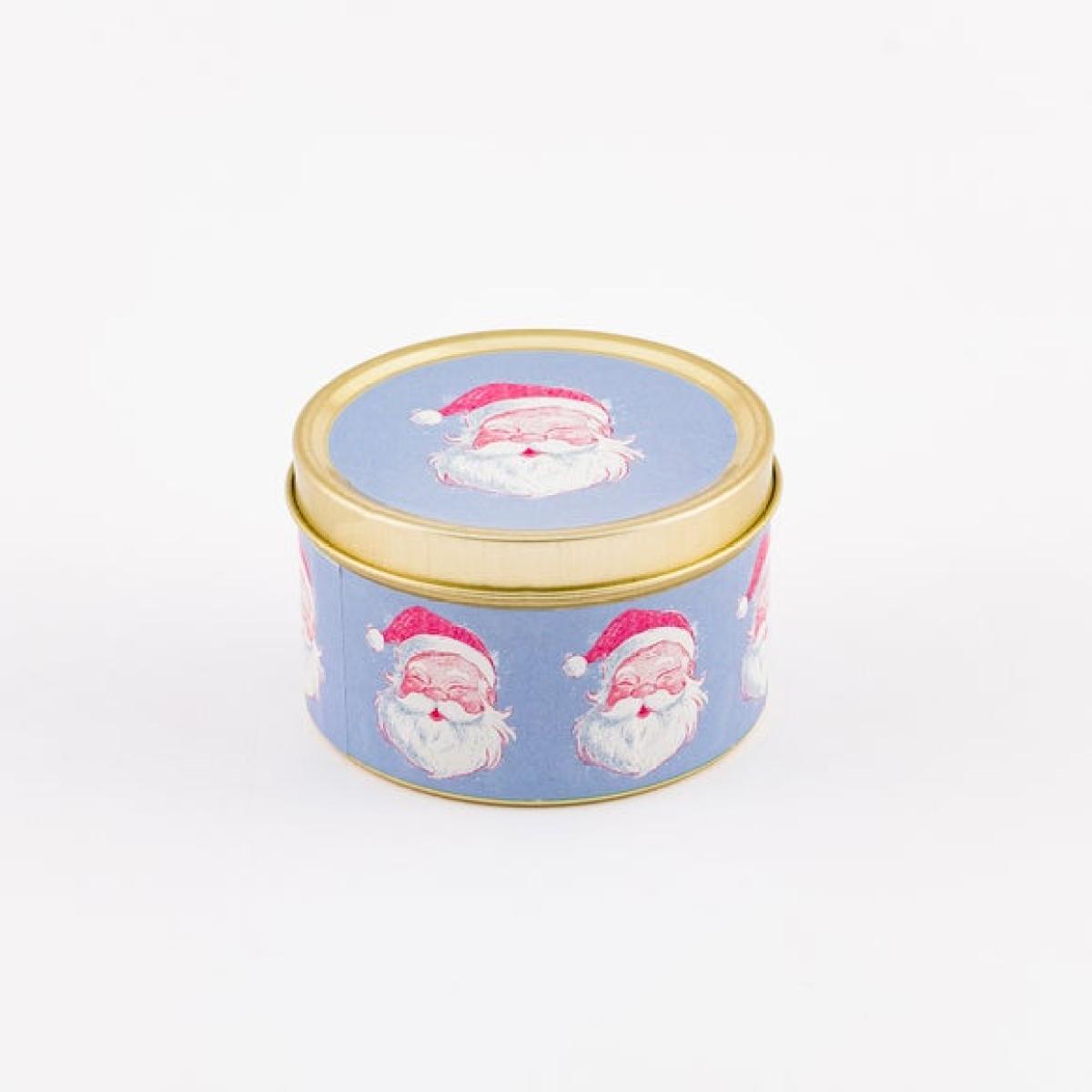 Santa Spiced Cookie Tin Candle – image 4