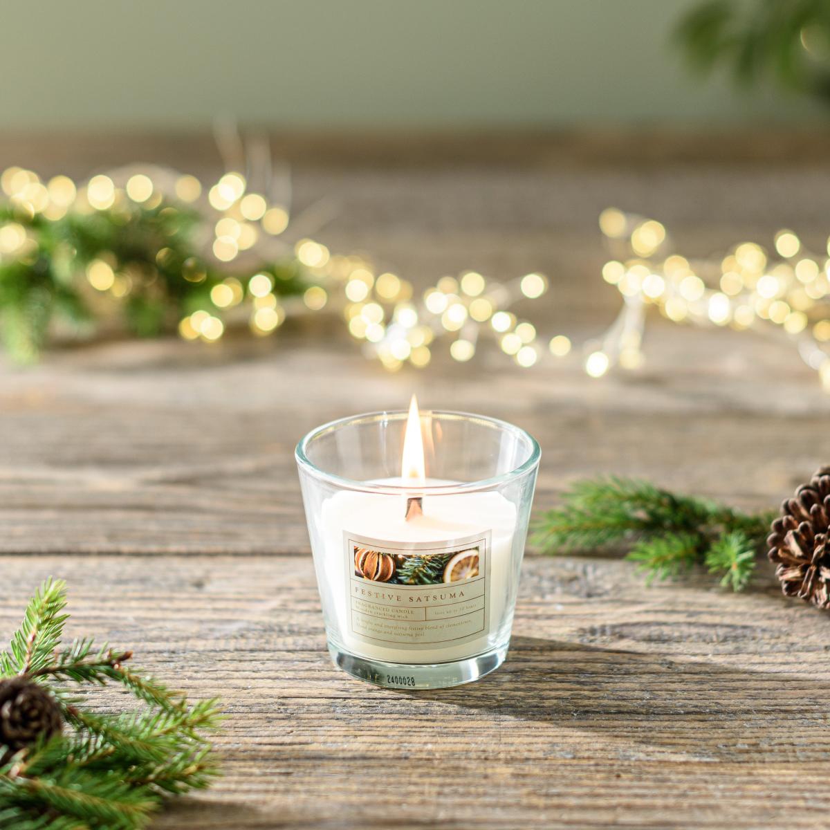 Stocking Satsuma Crackle Candle – image 2