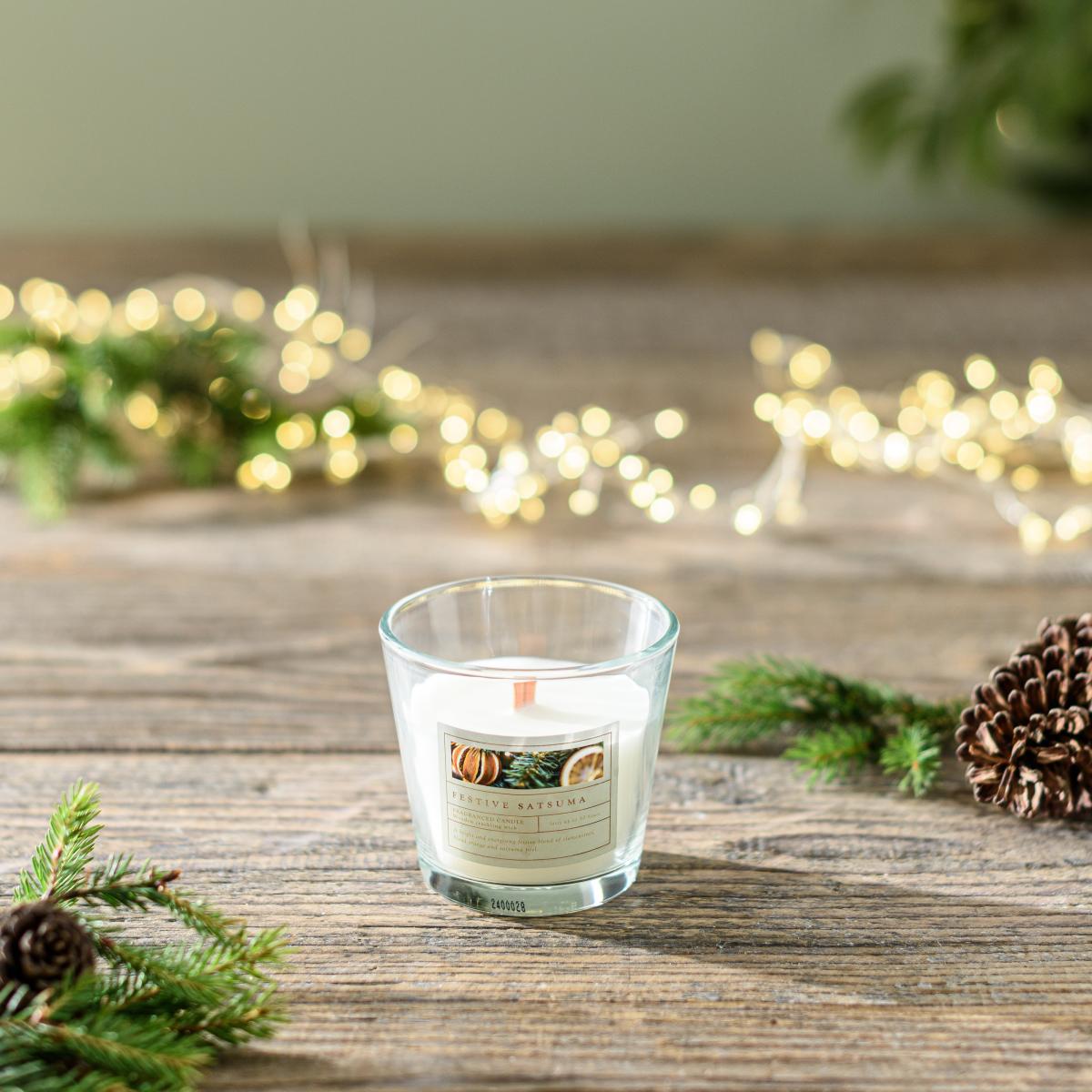 Stocking Satsuma Crackle Candle – image 3