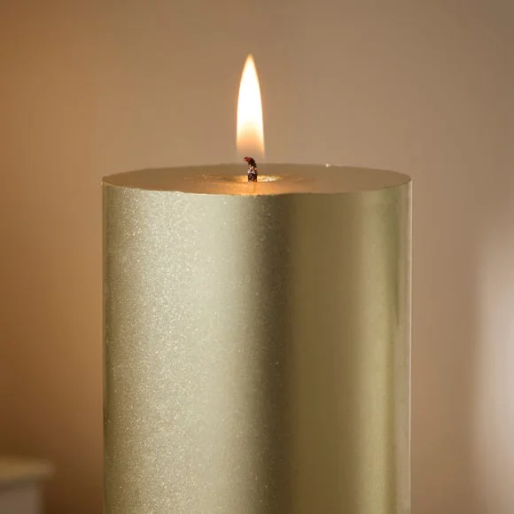 Unscented Pillar Candle – image 2