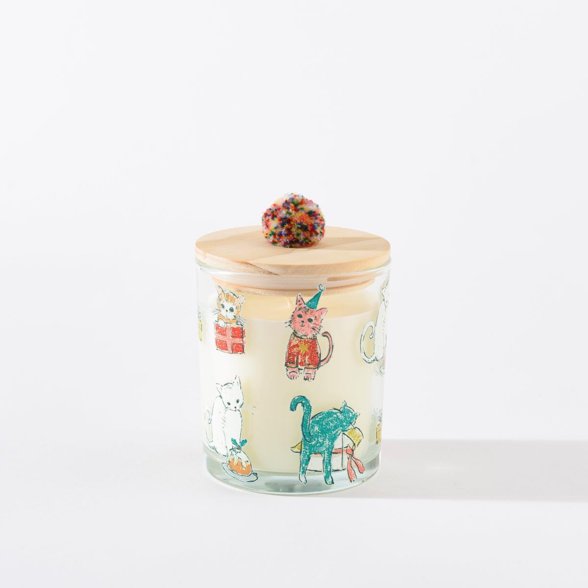 Christmas Cats Winter Spice Candle with Lid – image 4