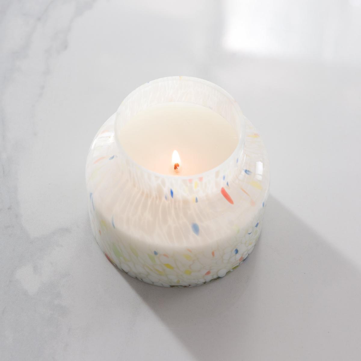 Lemon & Bergamot Confetti Glass Candle MultiColoured – image 2