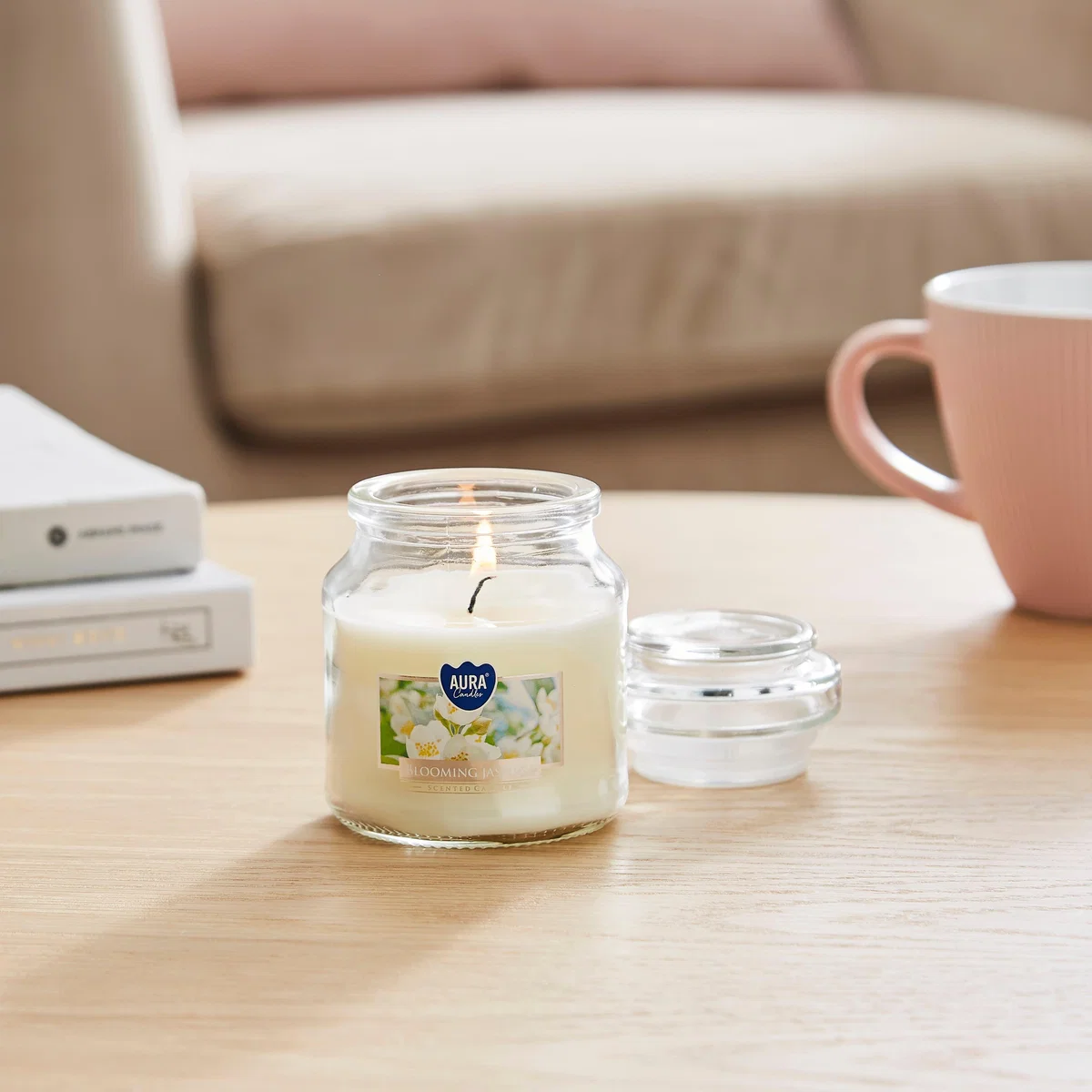 Blooming Jasmine Jar Candle – image 2