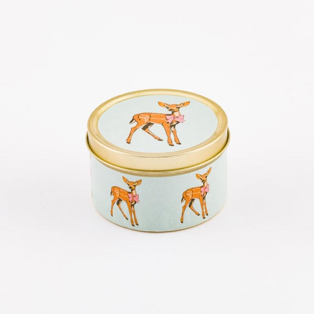 Deer Spiced Cookie Tin Candle – image 4