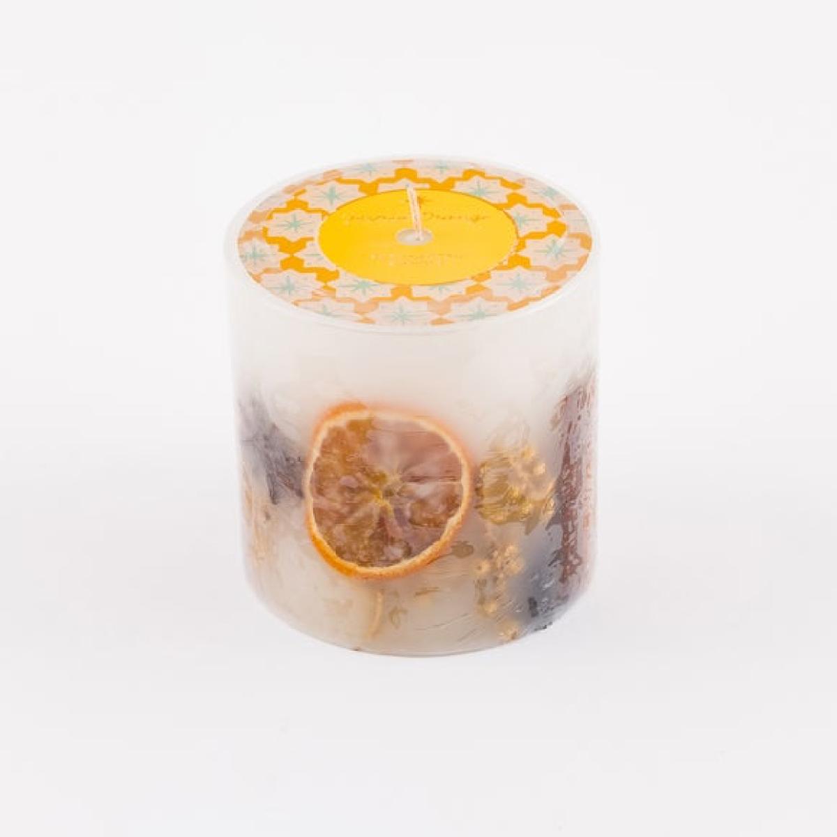 Festive Orange Inclusion Candle – image 3