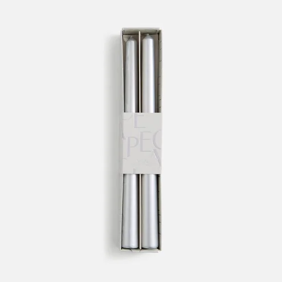 Set of 2 Unscented Taper Candles – image 3