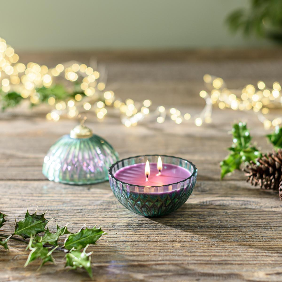 Ginger Ale Teal Bauble Multi Wick Candle Green – image 4