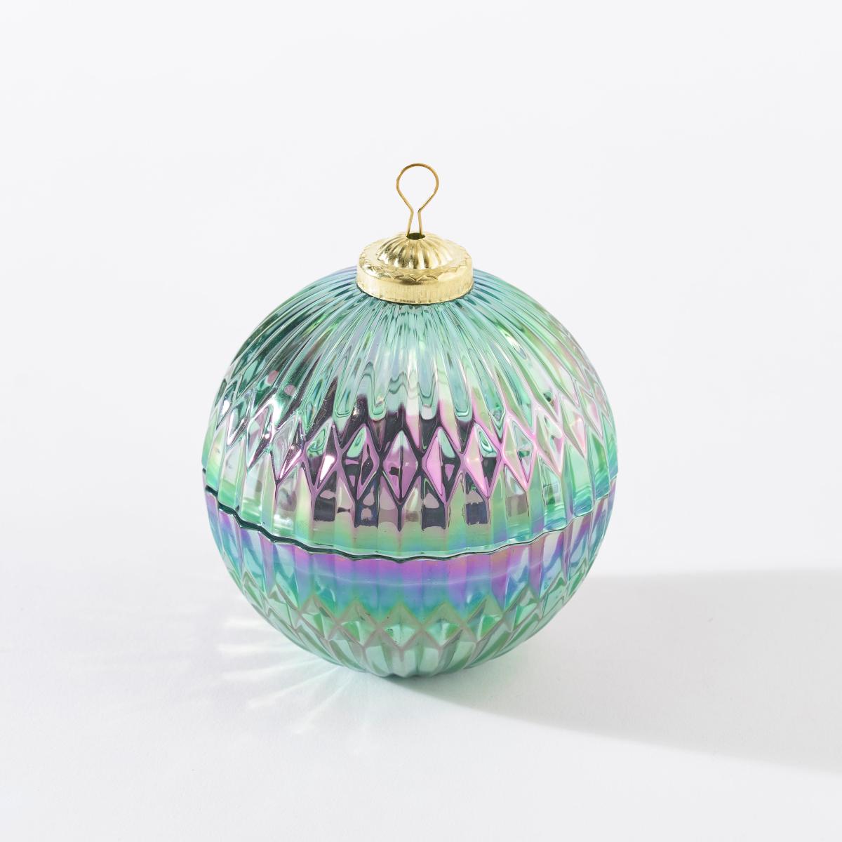 Ginger Ale Teal Bauble Multi Wick Candle Green – image 6
