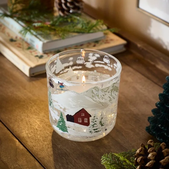 Winter Thyme Alpine Christmas LED Candle – image 1