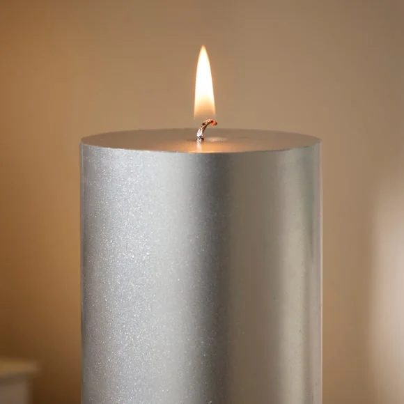 Unscented Pillar Candle – image 2