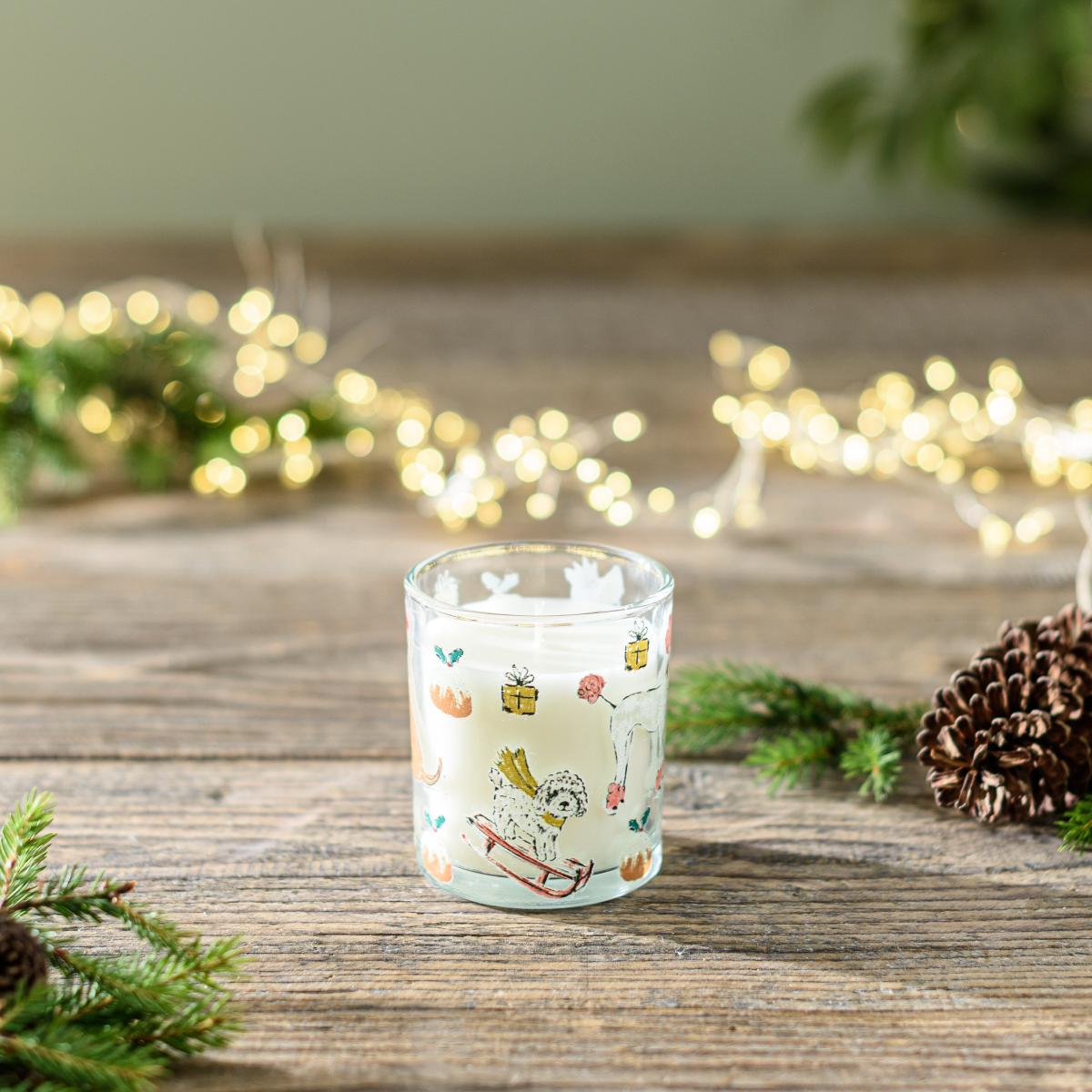 Christmas Dogs Winter Spice Candle with Lid – image 3