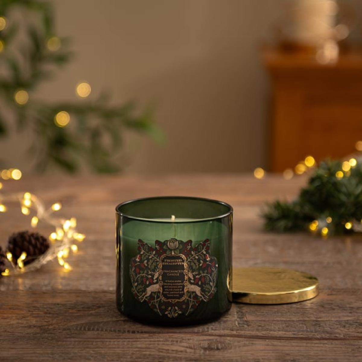 Frosted Eucalyptus Multi Wick Candle – image 2