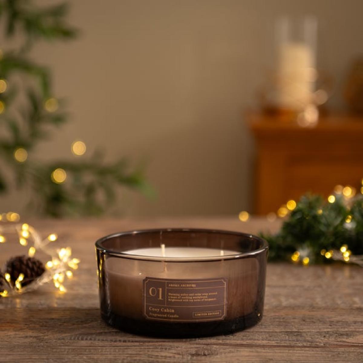 Aroma Archives Cosy Cabin Multi Wick Candle – image 2