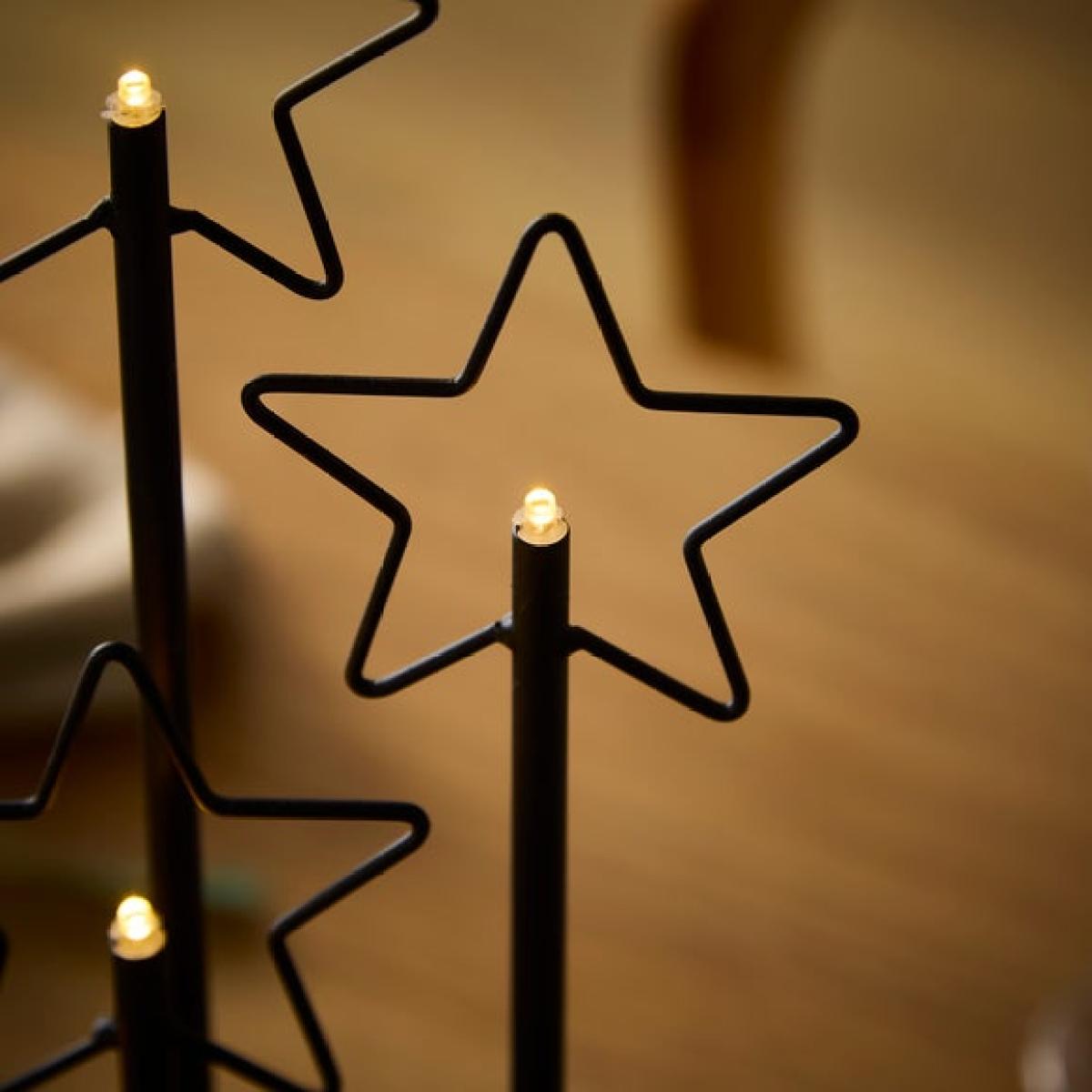 Star LED Candles Centrepiece – image 2
