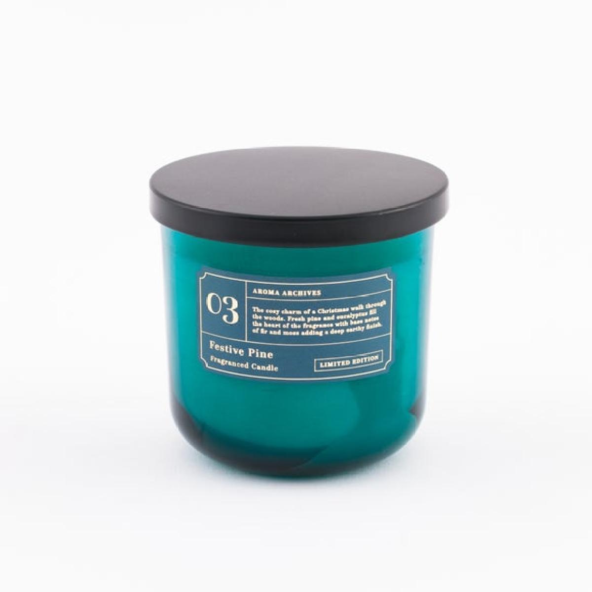 Aroma Archives Festive Pine Multi Wick Jar Candle – image 4