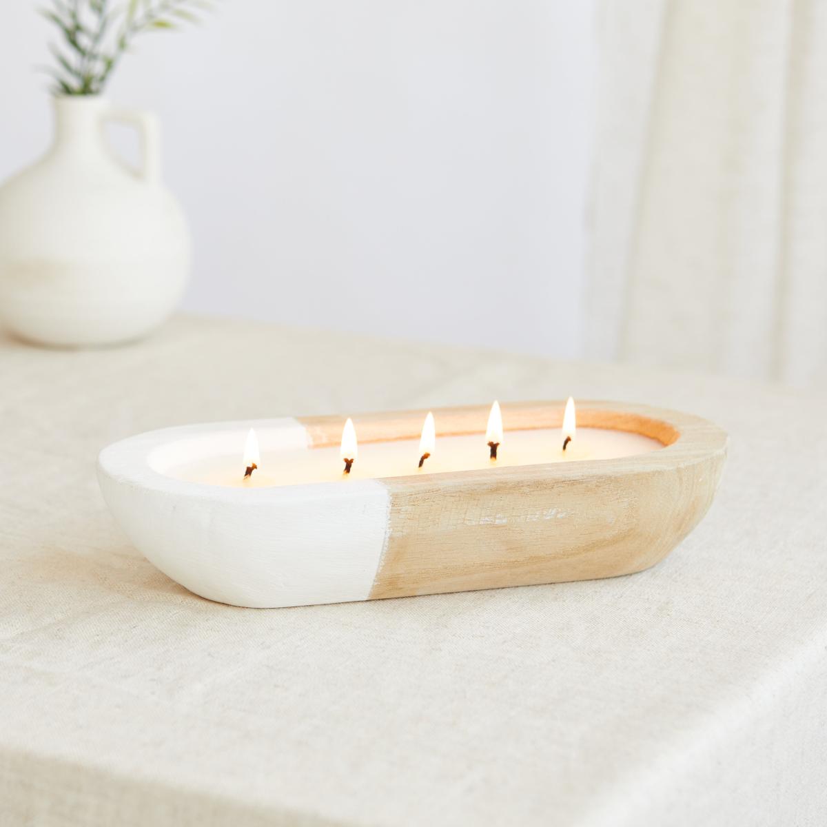 Scandi Driftwood Sandalwood & Musk wick Candle Natural – image 2
