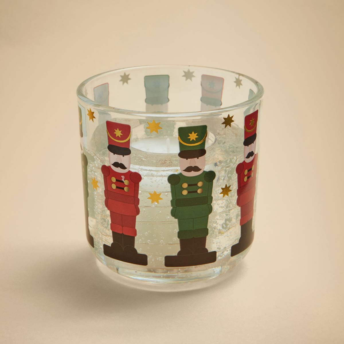 Nutcracker Festive Scented Candle with LED Holder Multicoloured – image 3
