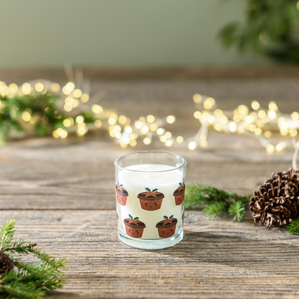 Traditional Folk Cherry Vanilla Pom Pom Candle – image 2