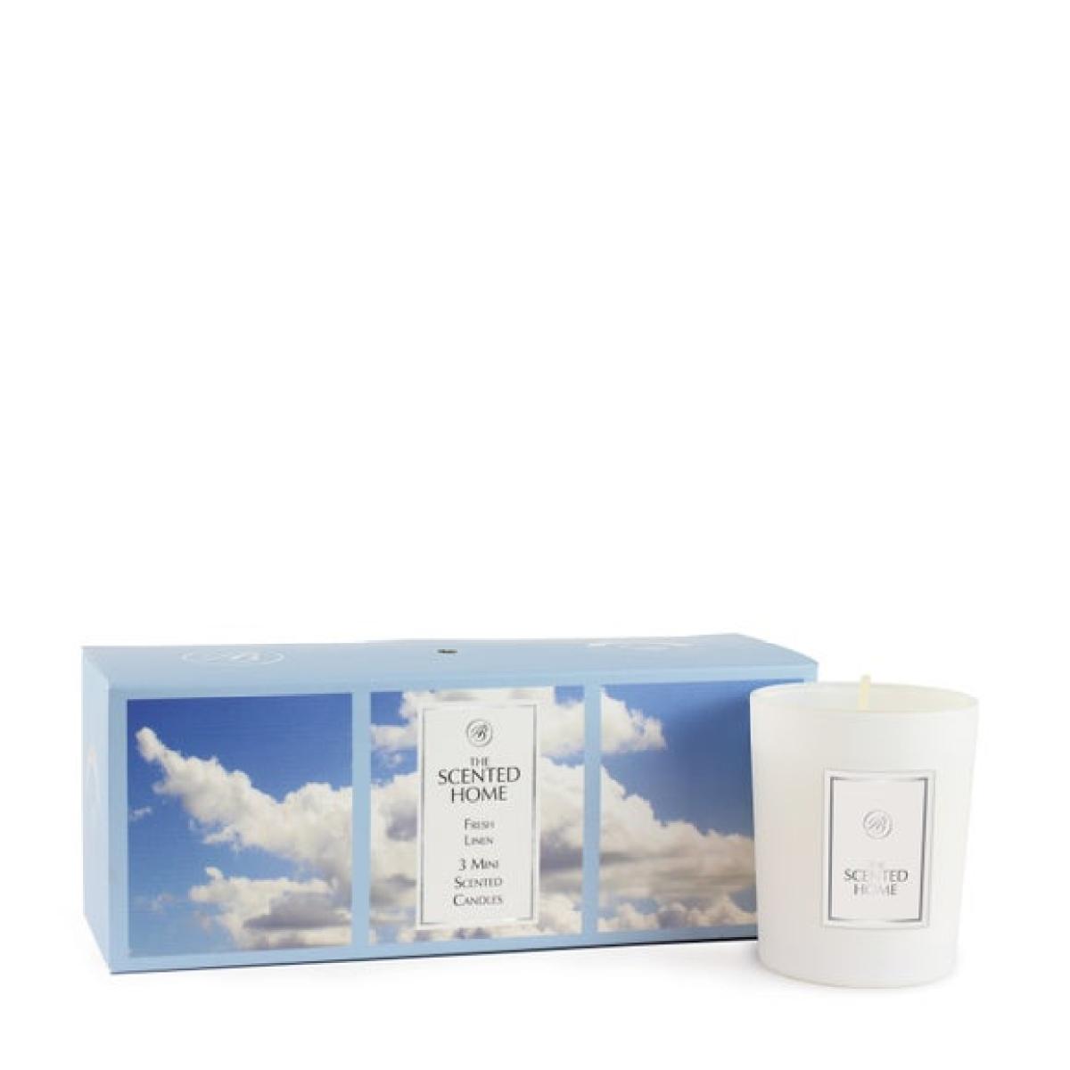 The Scented Home Fresh Linen Votive Candles Gift Set – image 2