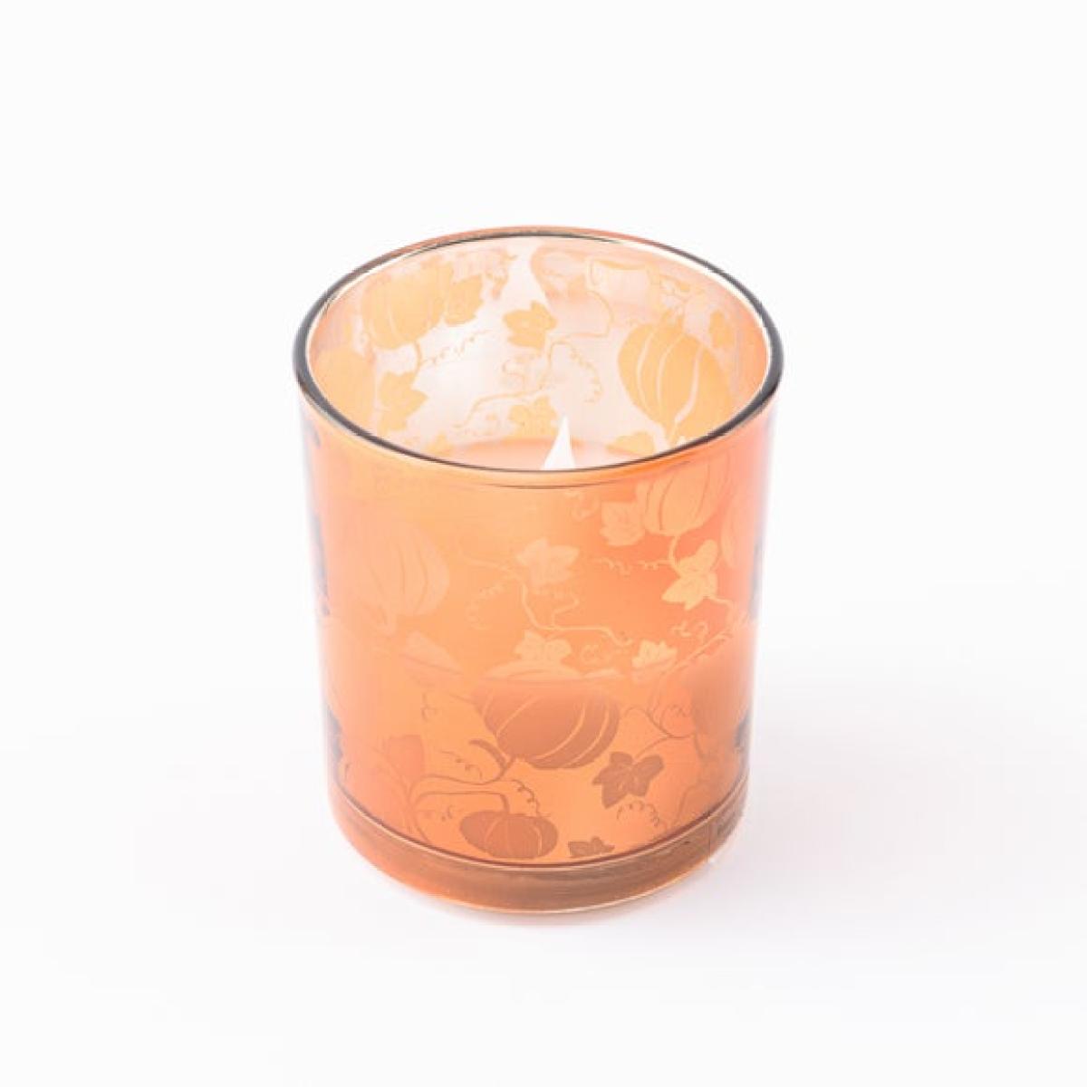 LED Pumpkin Pattern Candle – image 4