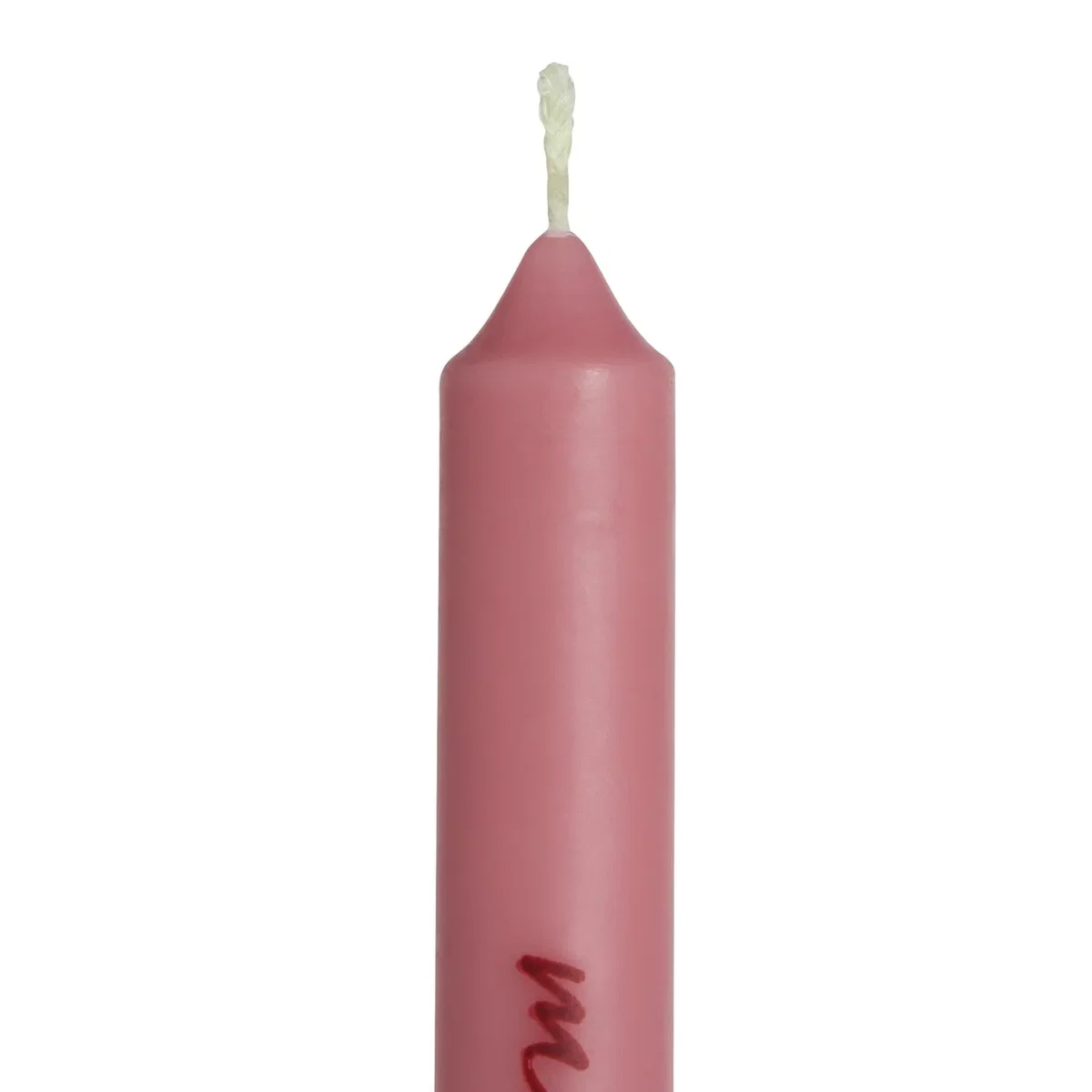 Habitat Medium Pack of 2 Taper Dinner Candles with Text - Unscented – image 4