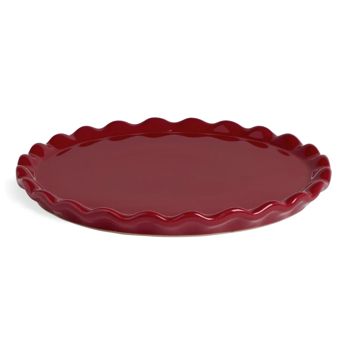 Habitat Wavy Red Candle Plate – image 2