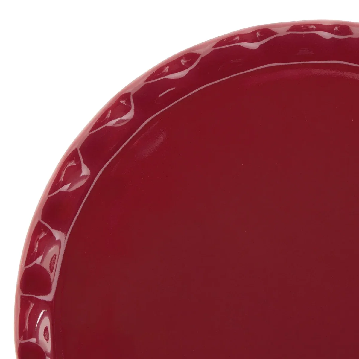 Habitat Wavy Red Candle Plate – image 3