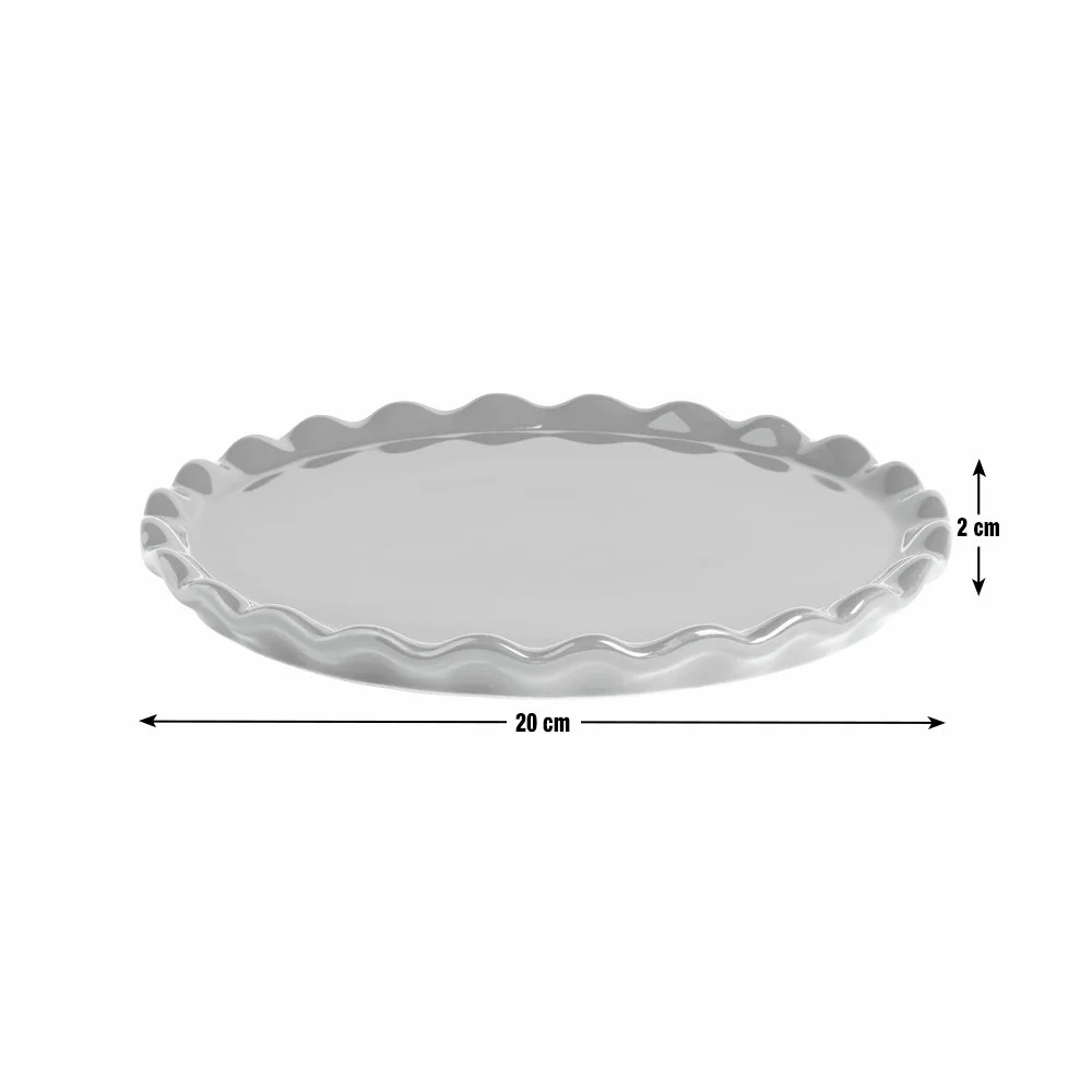 Habitat Wavy Red Candle Plate – image 4
