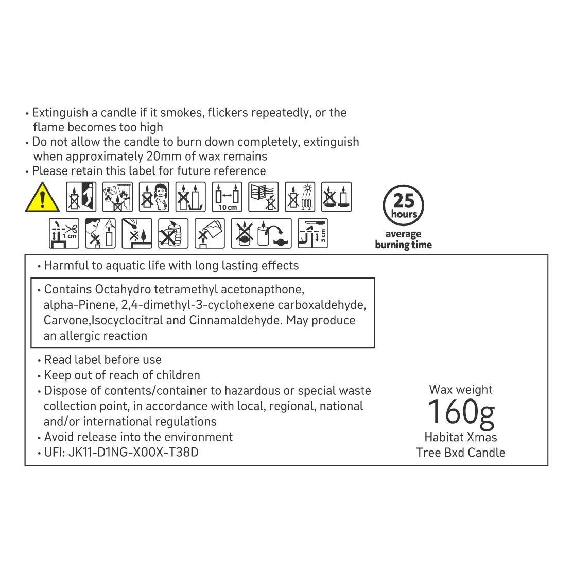 Habitat Medium Boxed Candle - Christmas Spice – image 6