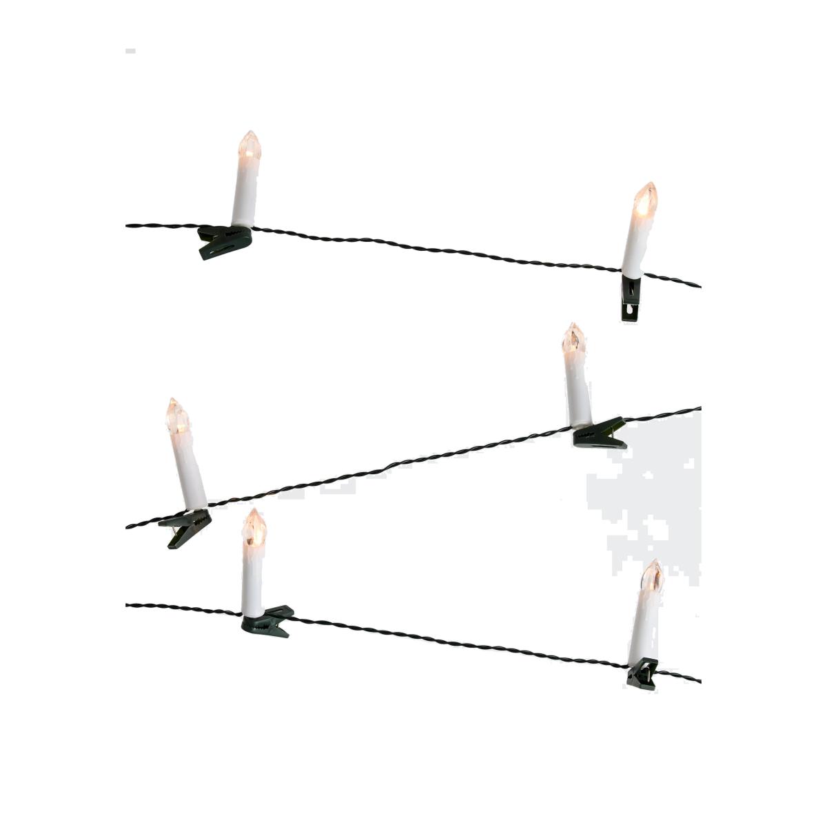 John Lewis 30 LED Candle Lights, Lit Length 7.3m – image 1