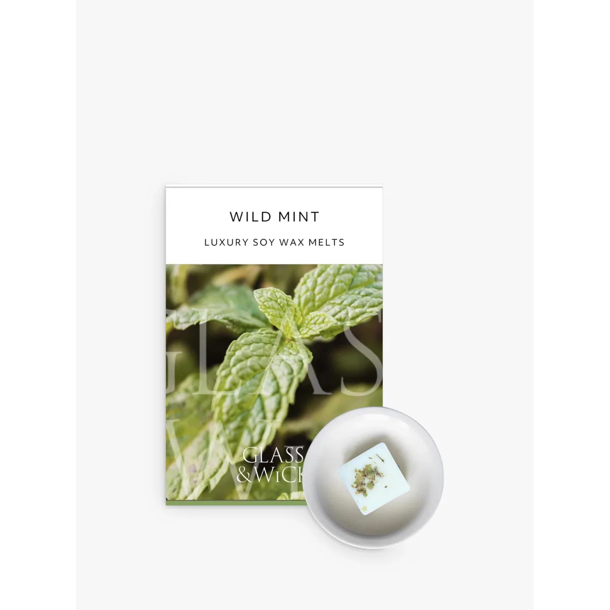 Glass & Wick Wild Mint Wax Melts, Pack of 6 – image 2