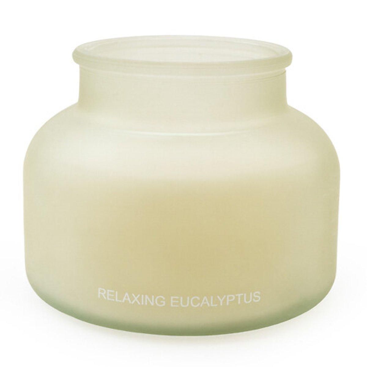 Relaxing Eucalyptus Frosted Candle – image 2