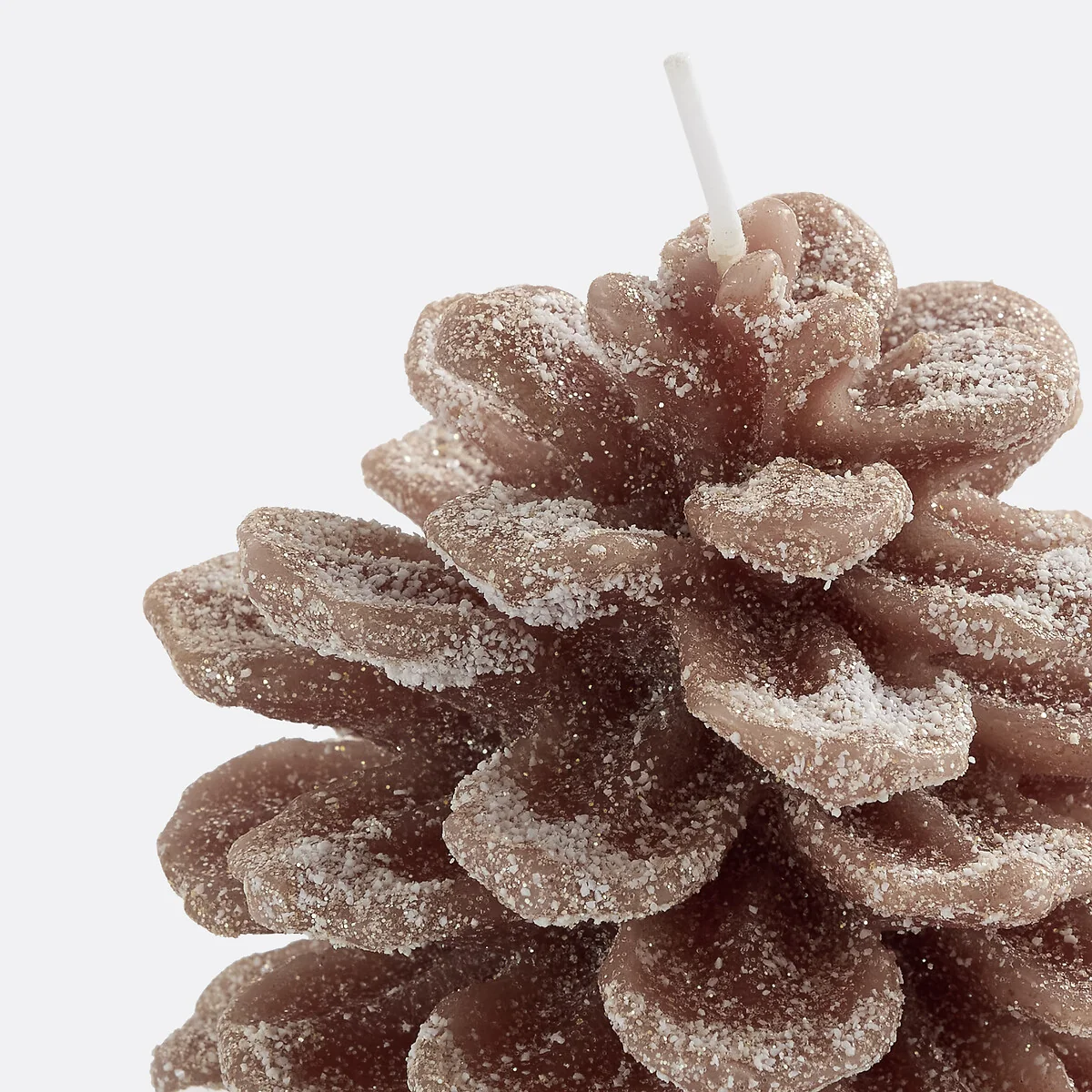 Caspar Wax Candle in Pine Cone Shape H9.5cm – image 4